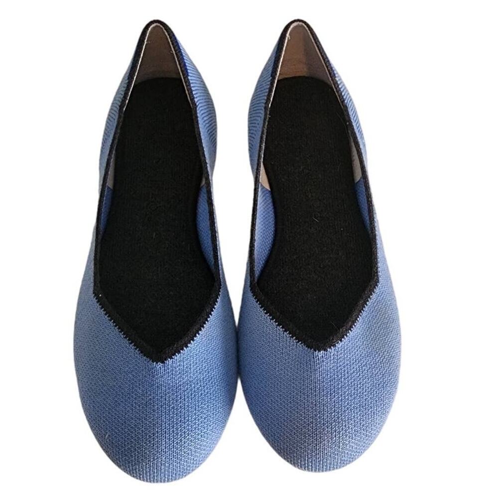 Rothy's Light Blue Merino Wool Flats Size 7